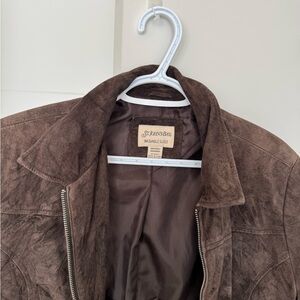 St. John's Bay Dark Brown Suede Jacket